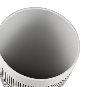 Atlas Brent Vase - Midcentury-Inspired Decorative Accent with Global Graphics for Modern Home Decor AC11130-01
