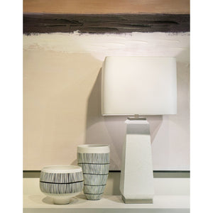 Atlas Brent Vase - Midcentury-Inspired Decorative Accent with Global Graphics for Modern Home Decor AC11130-01