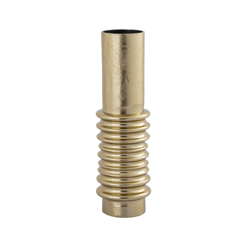 Atlas Bronson Vase - Sculptural Elegance in Aged-Brass Finish for Contemporary Home Decor and Floral Displays Small AC11137-01