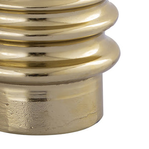 Atlas Bronson Vase - Sculptural Elegance in Aged-Brass Finish for Contemporary Home Decor and Floral Displays Small AC11137-01