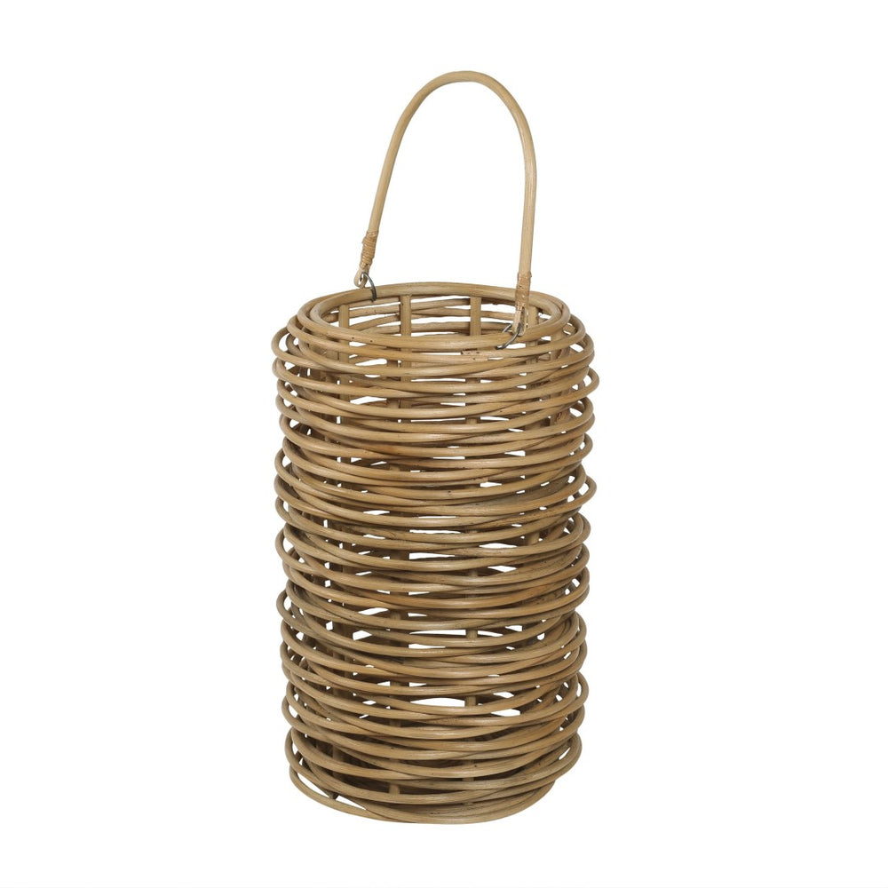 Atlas Cadiz Woven Lantern - Natural Fiber Design for Ambient Lighting and Decorative Storage Solutions Small AC11145-01