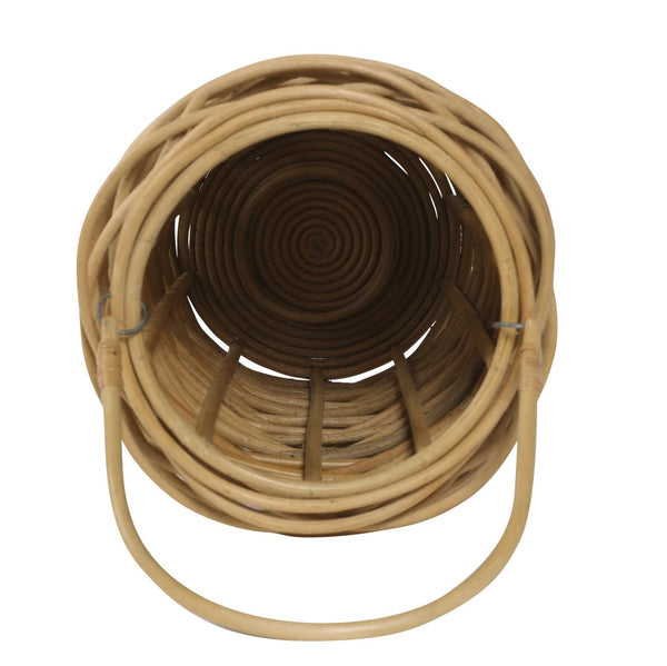 Atlas Cadiz Woven Lantern - Natural Fiber Design for Ambient Lighting and Decorative Storage Solutions Small AC11145-01
