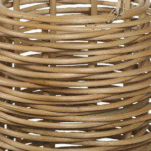 Atlas Cadiz Woven Lantern - Natural Fiber Design for Ambient Lighting and Decorative Storage Solutions Small AC11145-01