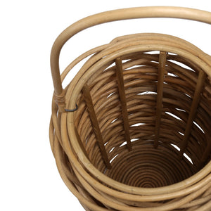 Atlas Cadiz Woven Lantern - Natural Fiber Design for Ambient Lighting and Decorative Storage Solutions Large AC11145-02