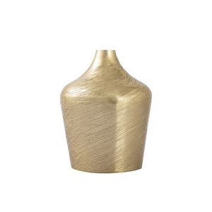 Atlas Caliza Vase - Elegant Metallic Decor with Sculptural Design for Stylish Home Accent Displays Small AC11146-01