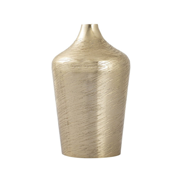 Atlas Caliza Vase - Elegant Metallic Decor with Sculptural Design for Stylish Home Accent Displays Medium AC11146-02