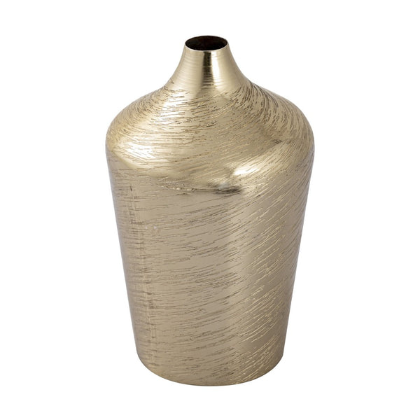 Atlas Caliza Vase - Elegant Metallic Decor with Sculptural Design for Stylish Home Accent Displays Medium AC11146-02