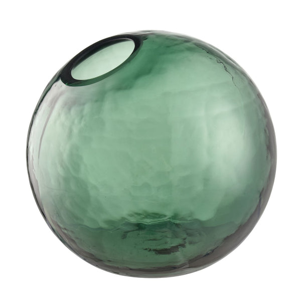 Atlas Calla Vase - Elegant Emerald Glass Accent for Modern Decor, Ideal for Buds and Floral Arrangements AC11147-01