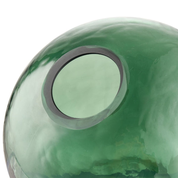 Atlas Calla Vase - Elegant Emerald Glass Accent for Modern Decor, Ideal for Buds and Floral Arrangements AC11147-01