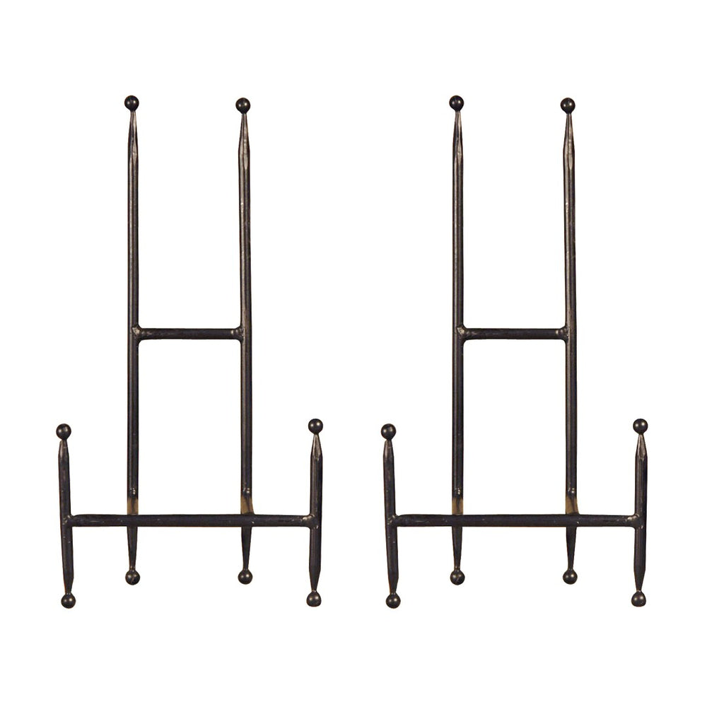 Atlas Camarena Easel Set of 2 - Elegant Bronze Metal Display Stands for Photos, Plates, and Decor Items AC11151-01S
