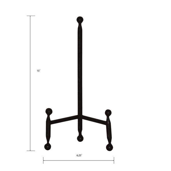 Atlas Camarena Tripod Easel Set of 4 - 13-Inch Oil-Rubbed Bronze Metal for Stylish Home & Gallery Displays AC11152-01S