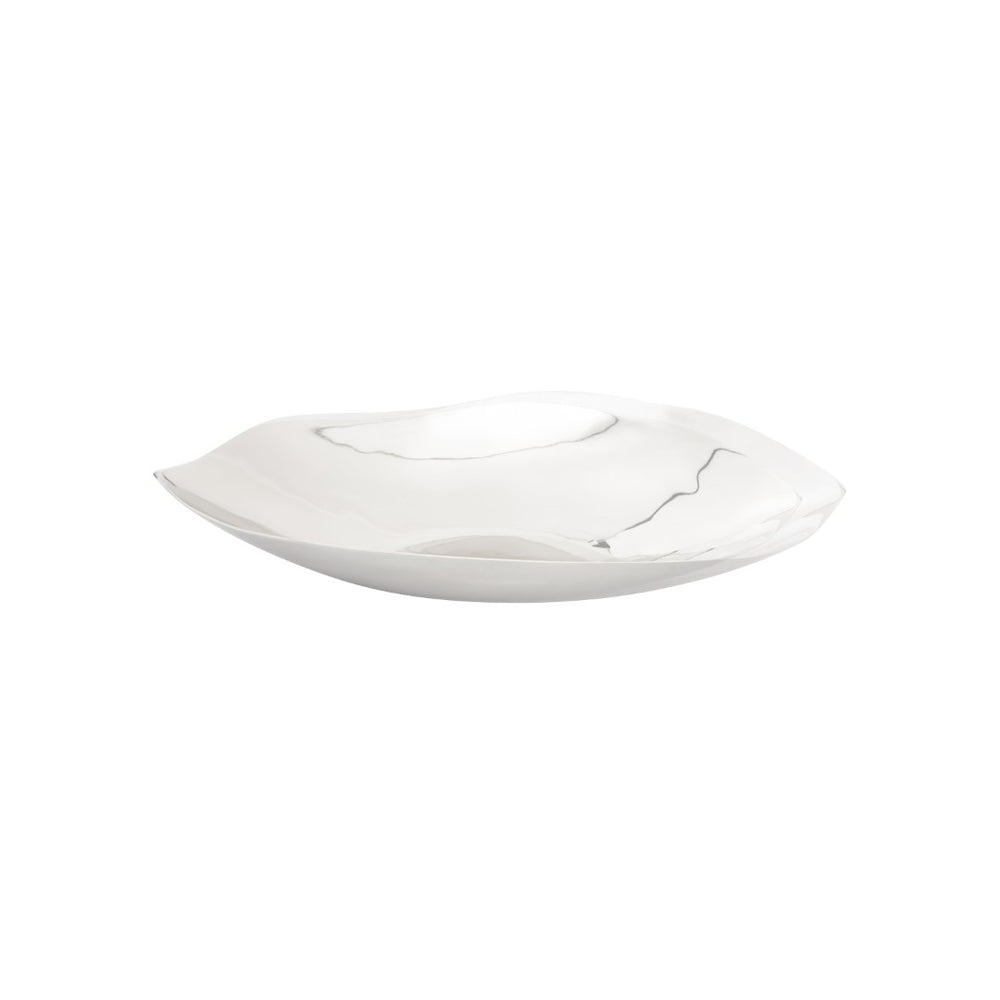 Atlas Campbell Bowl - Nature-Inspired Decorative Centerpiece with Polished Nickel Finish for Modern Interiors AC11154-01