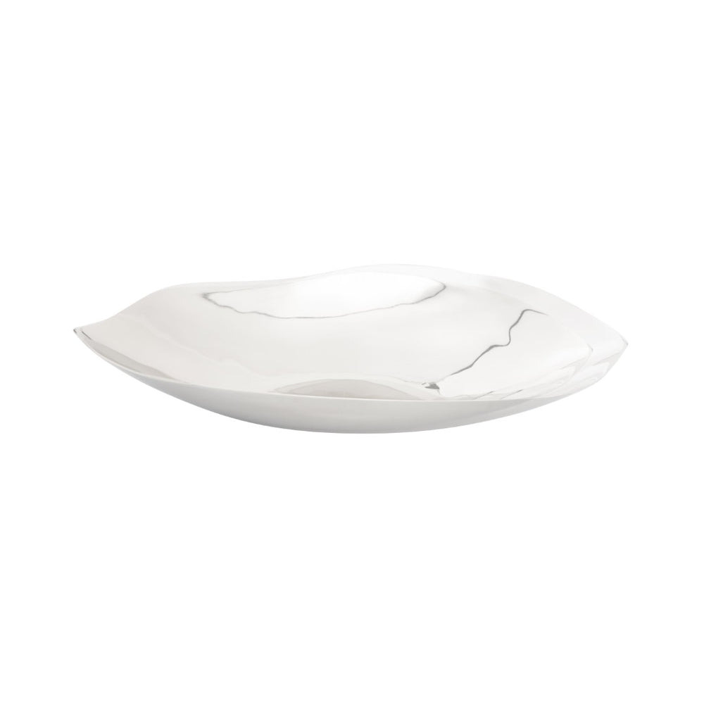 Atlas Campbell Bowl - Nature-Inspired Decorative Centerpiece with Polished Nickel Finish for Modern Interiors AC11154-01