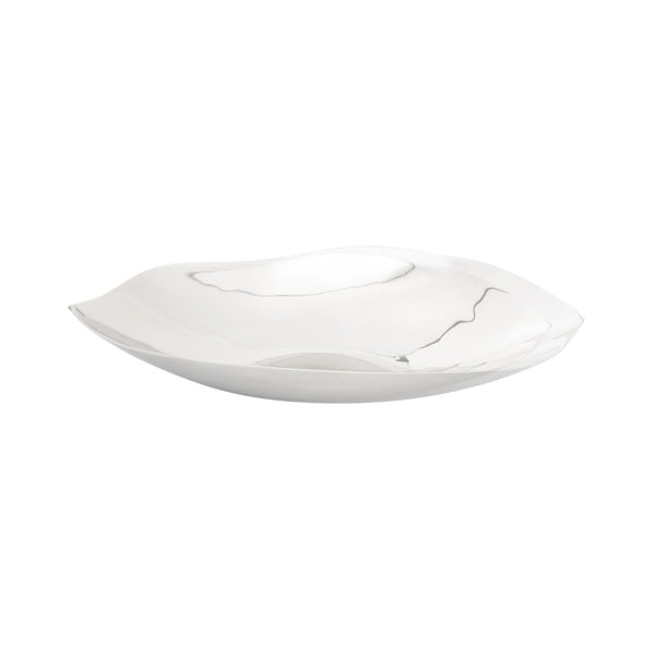 Atlas Campbell Bowl - Nature-Inspired Decorative Centerpiece with Polished Nickel Finish for Modern Interiors AC11154-01