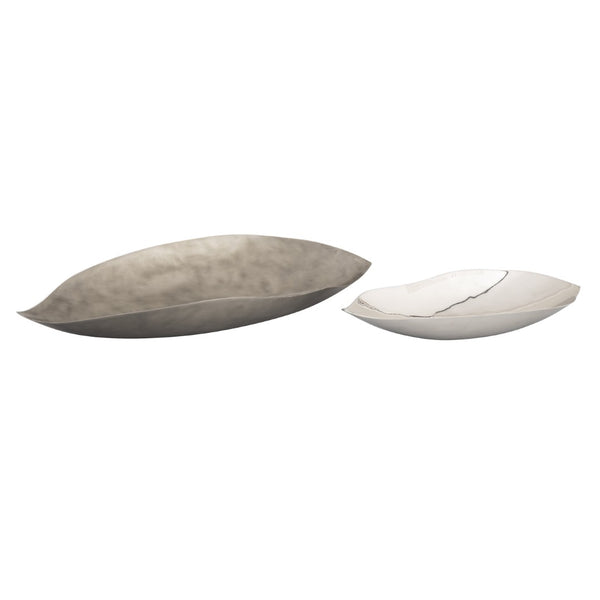 Atlas Campbell Bowl - Nature-Inspired Decorative Centerpiece with Polished Nickel Finish for Modern Interiors AC11154-01