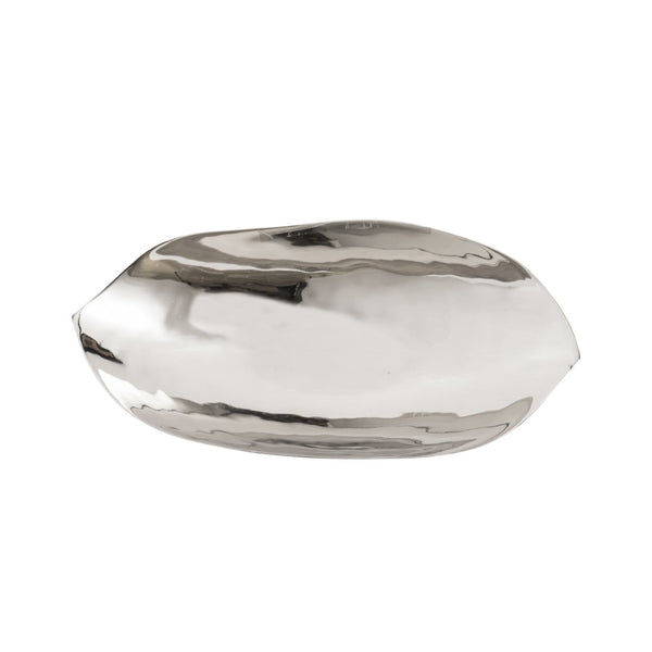 Atlas Campbell Bowl - Nature-Inspired Decorative Centerpiece with Polished Nickel Finish for Modern Interiors AC11154-01