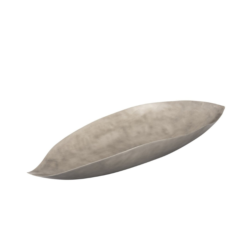 Atlas Campbell Bowl - Nature-Inspired Sculptural Centerpiece in Antique Nickel for Elegant Decor Accents AC11154-02
