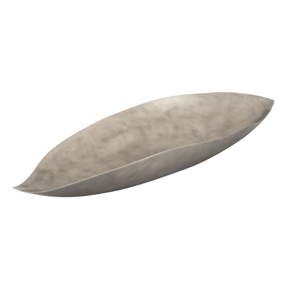 Atlas Campbell Bowl - Nature-Inspired Sculptural Centerpiece in Antique Nickel for Elegant Decor Accents AC11154-02