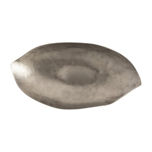 Atlas Campbell Bowl - Nature-Inspired Sculptural Centerpiece in Antique Nickel for Elegant Decor Accents AC11154-02