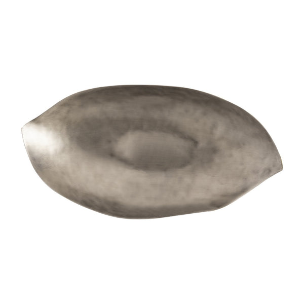 Atlas Campbell Bowl - Nature-Inspired Sculptural Centerpiece in Antique Nickel for Elegant Decor Accents AC11154-02