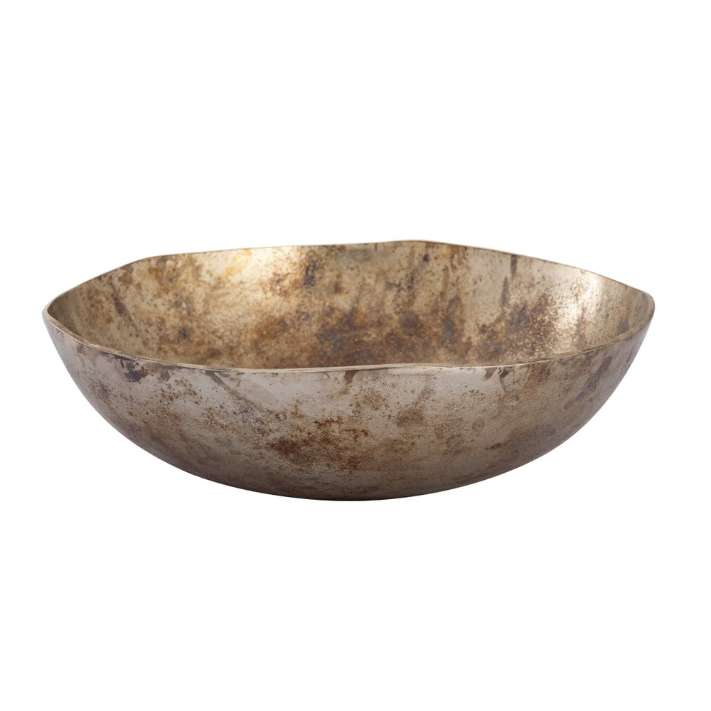 Atlas Carling Bowls Set of 3 - Artisanal Cast Aluminum with Oxidized Nickel Finish for Unique Home Decor AC11156-01S