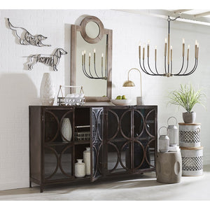 Atlas Catcliffe Rustic Baskets Set of 2 - Galvanized Metal with Wood Handles for Stylish Storage Solutions AC11164-01S