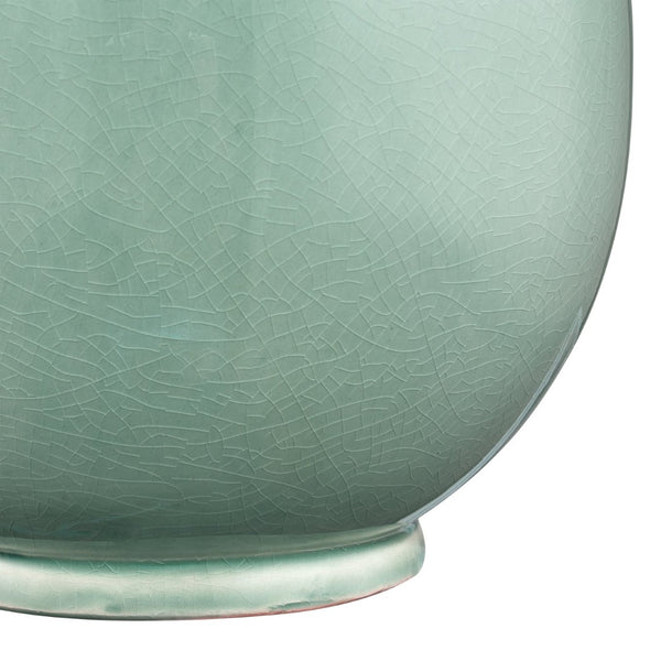 Atlas Celia Vase - Sculptural Seafoam Green Decorative Piece for Modern Tabletops and Coastal Decor AC11166-01