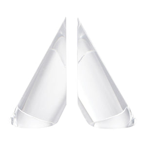 Atlas Chilling Crystal Bookends Set – Elegant, Minimalist Design for Modern Home Décor & Book Support AC11175-01S