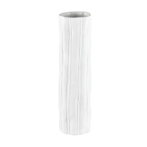 Atlas Clark Vase - Elegant Tall Earthenware Statement Piece for Modern Home Decor and Stylish Displays White AC11182-01