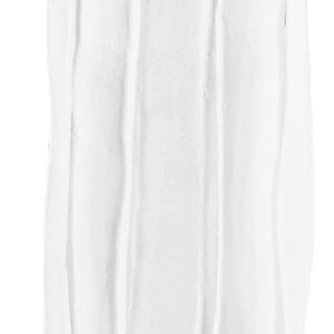 Atlas Clark Vase - Elegant Tall Earthenware Statement Piece for Modern Home Decor and Stylish Displays White AC11182-01