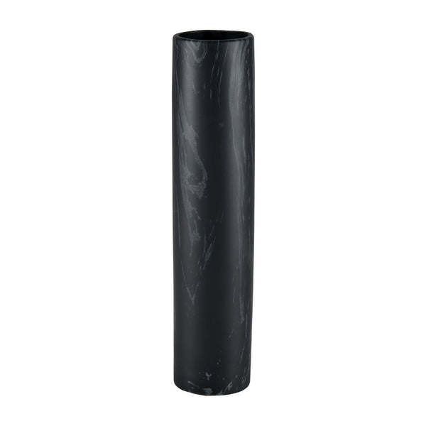Atlas Clark Vase - Elegant Tall Earthenware Statement Piece for Modern Home Decor and Stylish Displays Black AC11182-02