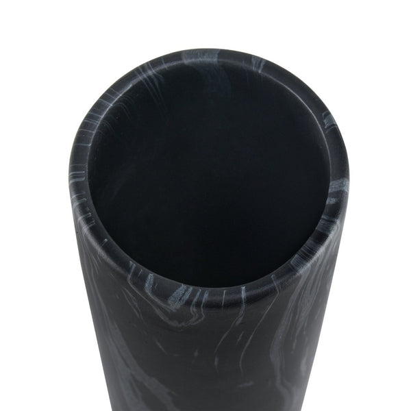 Atlas Clark Vase - Elegant Tall Earthenware Statement Piece for Modern Home Decor and Stylish Displays Black AC11182-02