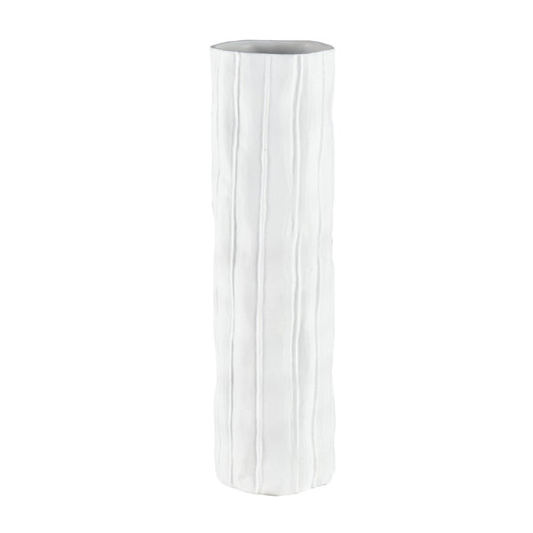 Atlas Clark Vase - Elegant Tall Earthenware Statement Piece for Modern Home Decor and Stylish Displays Striped Black AC11182-03