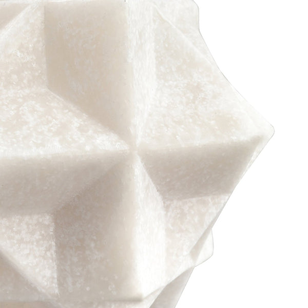 Atlas Cline Alabaster Orb - Compact Sculptural Accent for Modern Interiors & Decorative Displays 4.25" AC11184-01