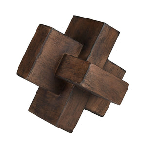 Atlas Colton Object - Striking Sculptural Accent for Modern Decor, Ideal for Shelves and Tables Natural AC11194-02