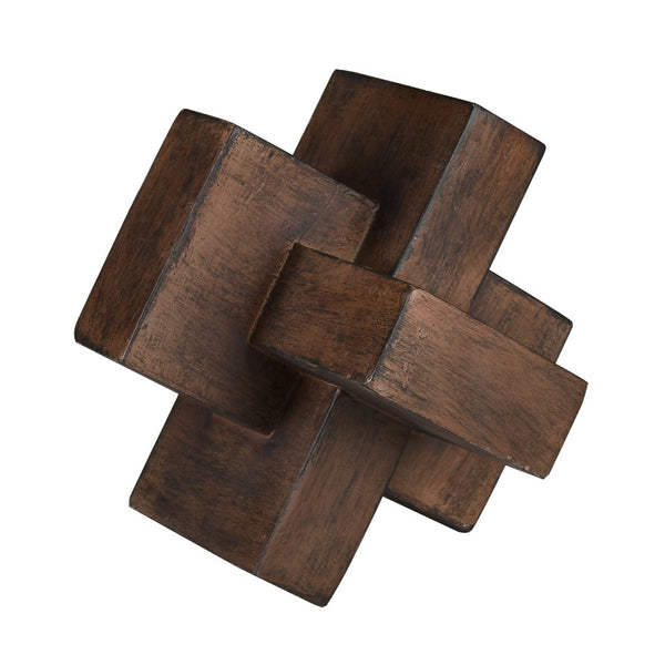 Atlas Colton Object - Striking Sculptural Accent for Modern Decor, Ideal for Shelves and Tables Natural AC11194-02