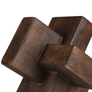 Atlas Colton Object - Striking Sculptural Accent for Modern Decor, Ideal for Shelves and Tables Natural AC11194-02
