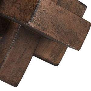 Atlas Colton Object - Striking Sculptural Accent for Modern Decor, Ideal for Shelves and Tables Natural AC11194-02