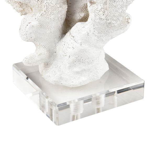 Atlas Coral Sculpture Set of 2 – Elegant Coastal Accents for Modern Décor, Unique Textures & Easy Care AC11203-01S