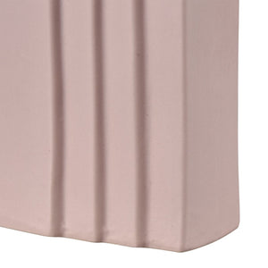 Atlas Corin Vase - Sculptural Earthenware Design with Elegant Light-Pink Matte Finish for Modern Spaces Large AC11204-01