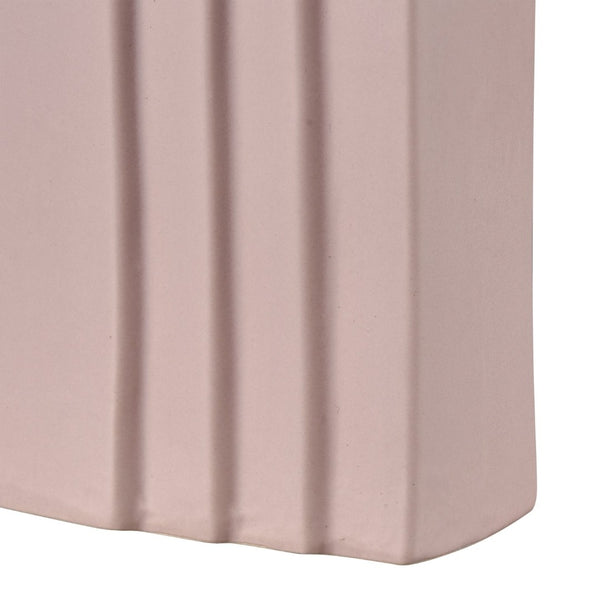 Atlas Corin Vase - Sculptural Earthenware Design with Elegant Light-Pink Matte Finish for Modern Spaces Large AC11204-01