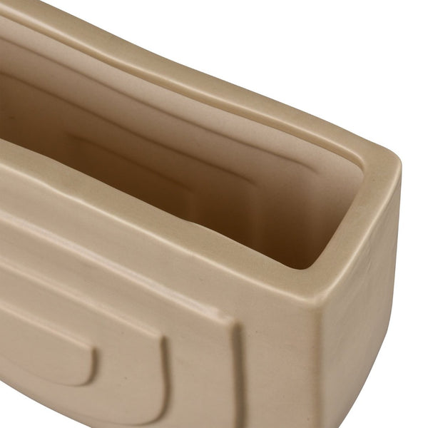 Atlas Corin Vase - Sculptural Earthenware Design with Elegant Light-Pink Matte Finish for Modern Spaces Medium AC11205-01