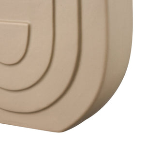 Atlas Corin Vase - Sculptural Earthenware Design with Elegant Light-Pink Matte Finish for Modern Spaces Medium AC11205-01