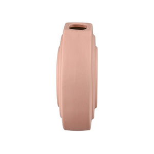 Atlas Corin Vase - Sculptural Earthenware Design with Elegant Light-Pink Matte Finish for Modern Spaces Small AC11206-01