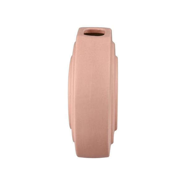 Atlas Corin Vase - Sculptural Earthenware Design with Elegant Light-Pink Matte Finish for Modern Spaces Small AC11206-01