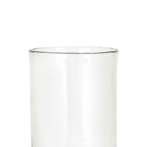 Atlas Corona Hurricane Glass Lantern - Elegant Brown Metal Base for Pillar Candles, Classic Home Decor AC11208-01