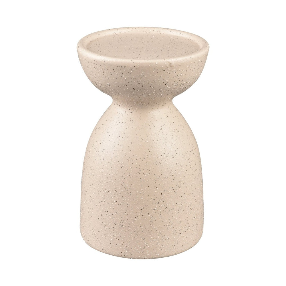 Atlas Corre Candleholder - Elegant Earthenware Design for Modern and Timeless Tabletop Displays Small AC11209-01
