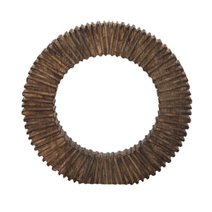 Atlas Curtis Decorative Walnut Sculpture - Tall Sunburst Design for Modern Rustic Home Decor & Styling AC11218-01