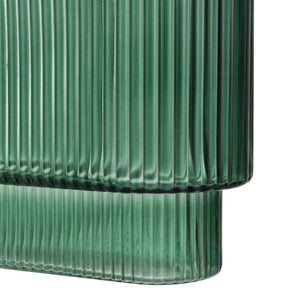 Atlas Dare Vase - Elevate Your Space with Art Deco Emerald Glass Accent for Floral Arrangements & Décor Medium AC11231-01