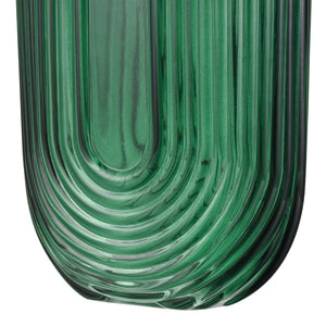 Atlas Dare Vase - Elevate Your Space with Art Deco Emerald Glass Accent for Floral Arrangements & Décor Small AC11232-01